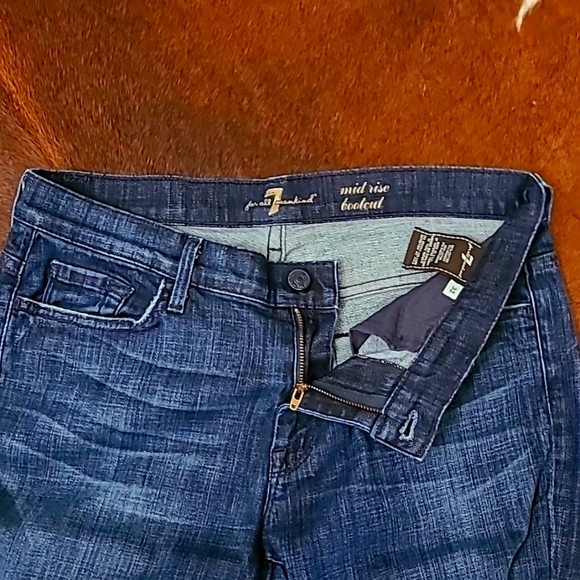 7 For All Mankind Dark Jeans - Picture 5 of 6